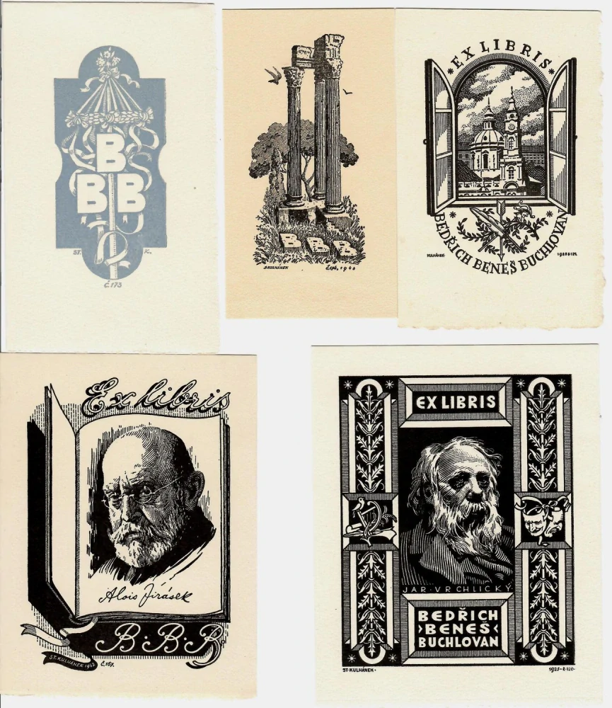 Stanislav Kulhánek - exlibris pro B.B.Buchlovana