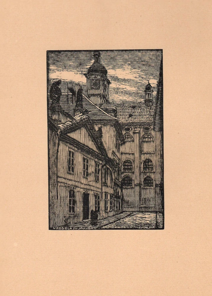 František Kobliha - Veduty Prahy
