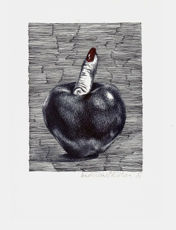 Naděžda Plíšková - Jablko | litografie