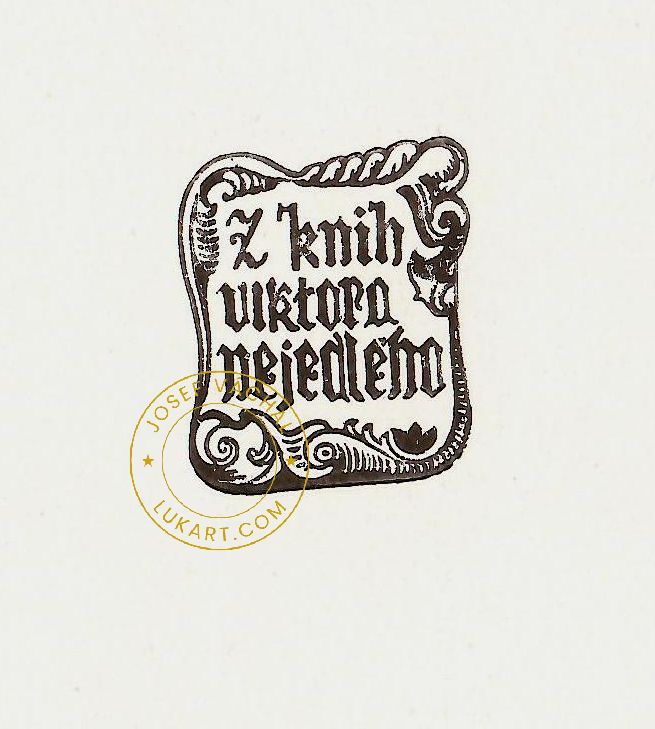 Josef Váchal -Z knih Viktora Nejedlého – viněta