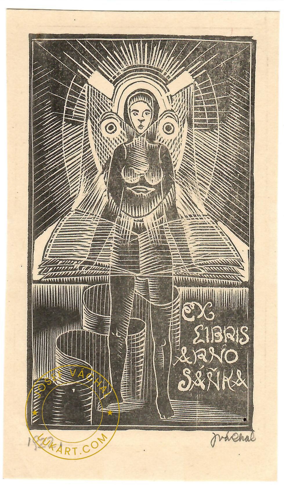Josef Váchal - Sáňka Arno – Bibliofilie pronikající knihy