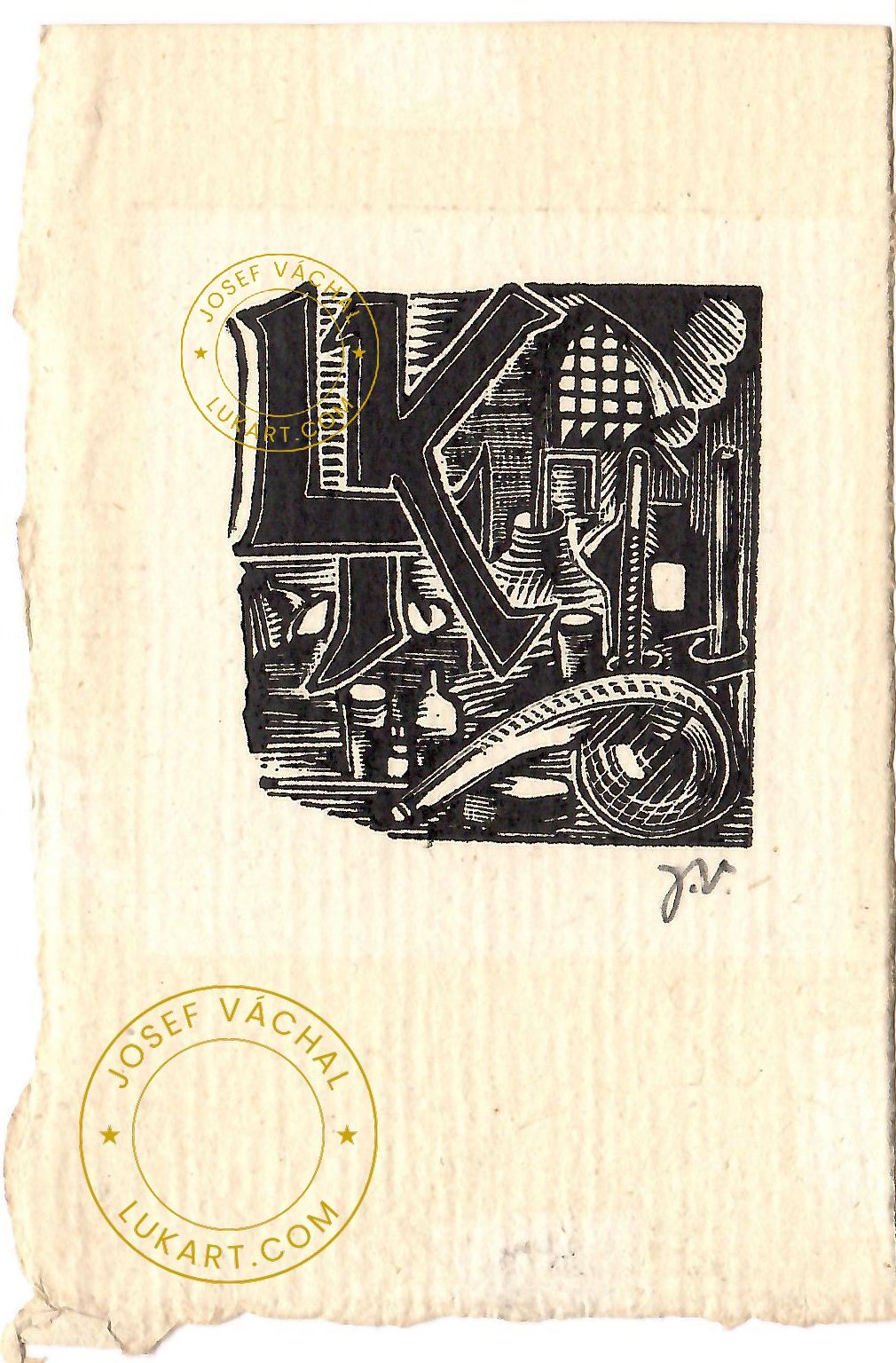 Josef Váchal -LK – Chemické baňky