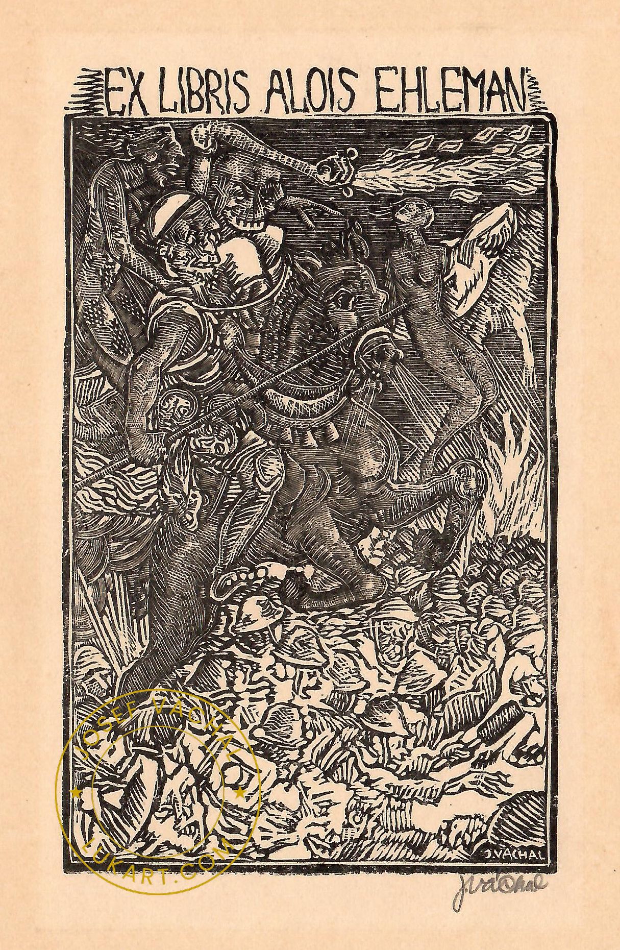 Josef Váchal - Ahleman Alois – Válka, mor a smrt