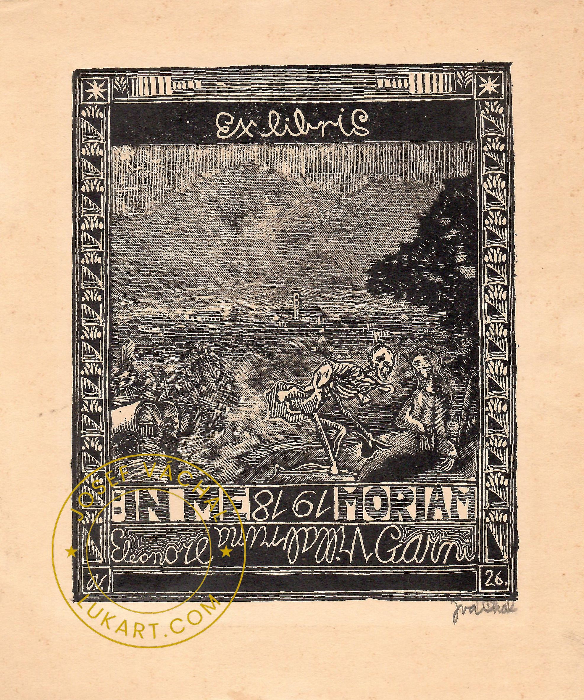 Josef Váchal - Garni Eleonoře Villabruna In memoriam 1918-Smrt a žena