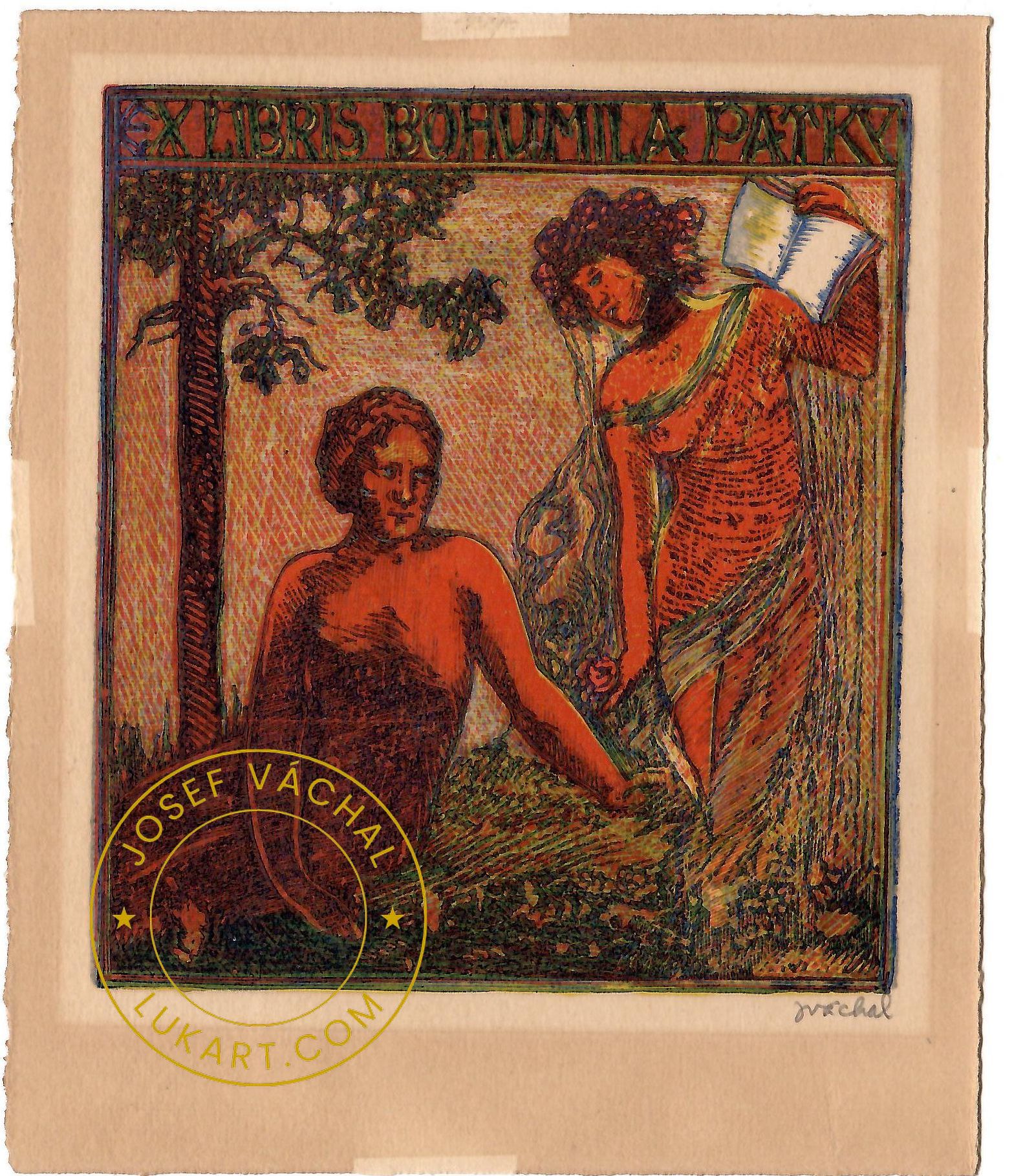 Josef Váchal - Patky Bohumila – Múza a básník