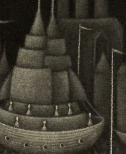 Jan Hísek – Loď v přístavu | originální grafika, mezzotinta, číslovaný tisk