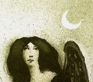 Vladimír Suchánek – Anděl noci | originální litografie