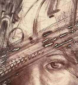 Jaroslav Minář – S knihou kolem světa | originální grafika, lept