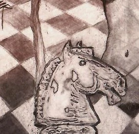 Jaroslav Minář – Šachy | originální grafika, lept