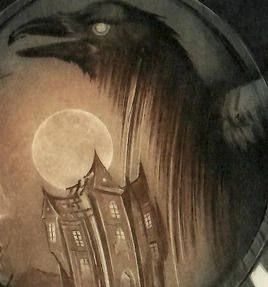 Karel Musil - E.A.Poe | Havran | barevný lept | 2025