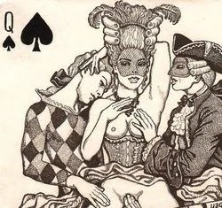 Igor Baranov – Srdcová dáma | originální lept, číslovaný tisk