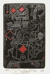 Jurij Nozdrin – Kárová čtyřka | originální lept, autorský tisk