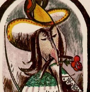 Karel Oberthor- Don Quijote | 2 litografie | signované