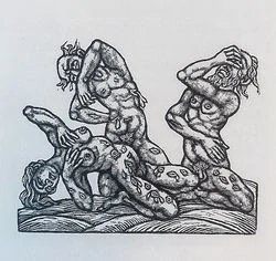 Zdeněk Mézl – Dante Alighieri: Peklo | bibliofilie, soubor dřevorytů