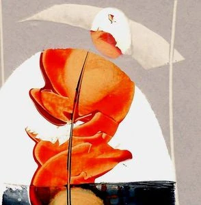 Jiří Salajka – Sen o Santinim | monotypy, soubor grafiky Edice DUO (2002)