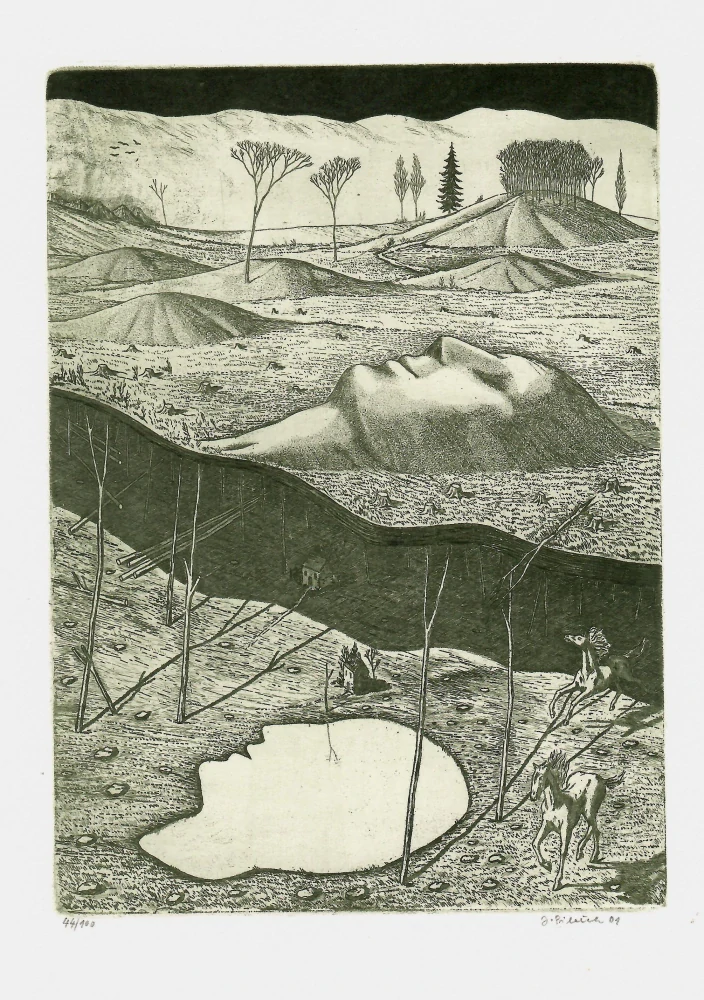 Jindřich Pileček – Introspekce – grafický soubor, Edice DUO (2002)