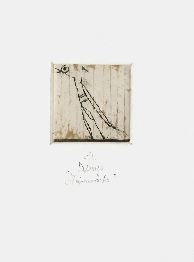 Josef Werner – Cyklus Srdce na dlani – 2 lepty – autorský tisk na prodej