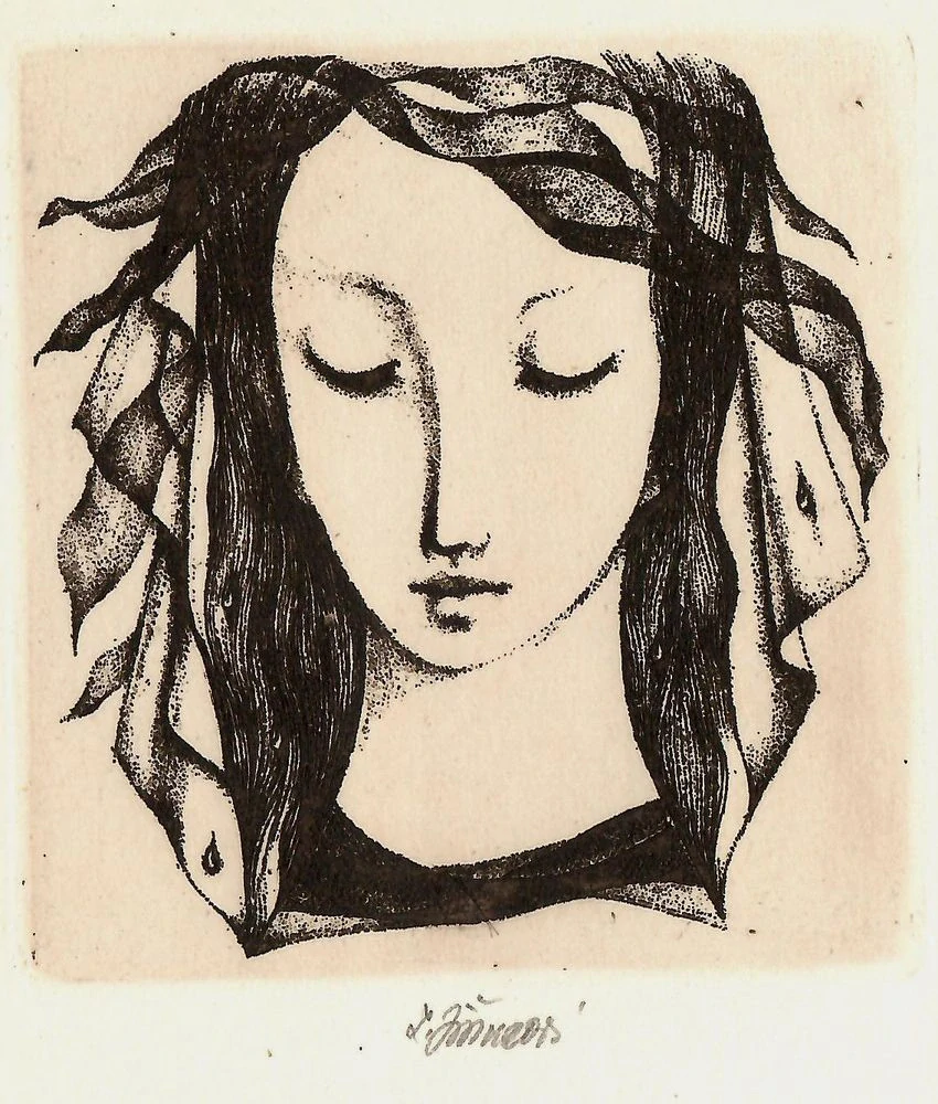 Ludmila Jiřincová – Tři básně (Jaroslav Seifert) | originální grafika