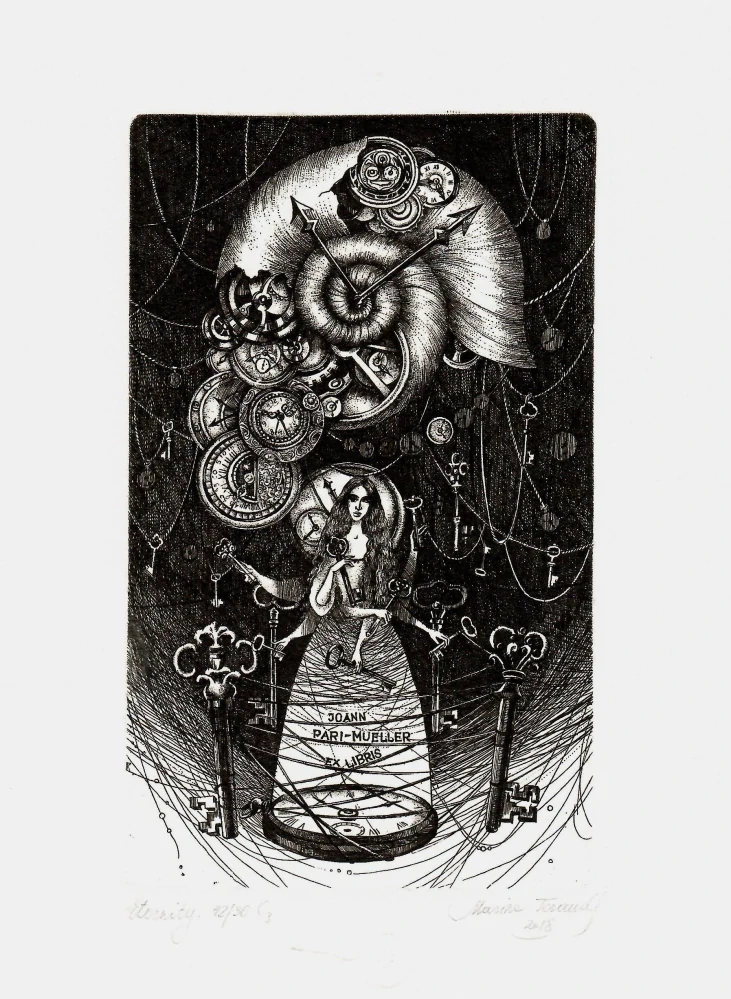 Marina Terauds - Eternity | barevný lept | číslovaný tisk