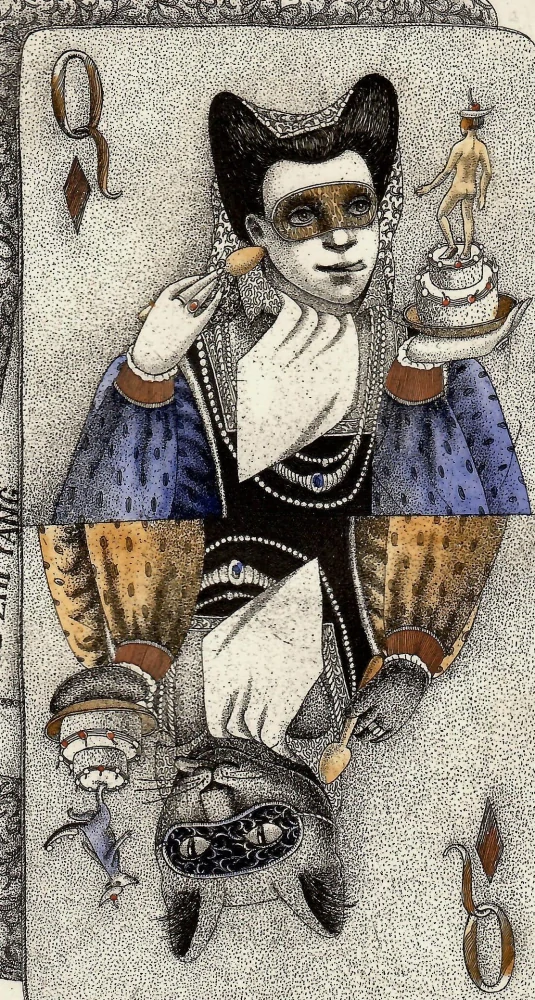 Maria Noblé - Kárová dáma|barevný lept| limitovaný náklad| podepsané