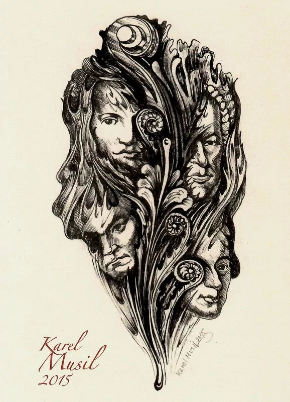 Karel Musil - Roční období v hudbě |  barevné lepty | 2015