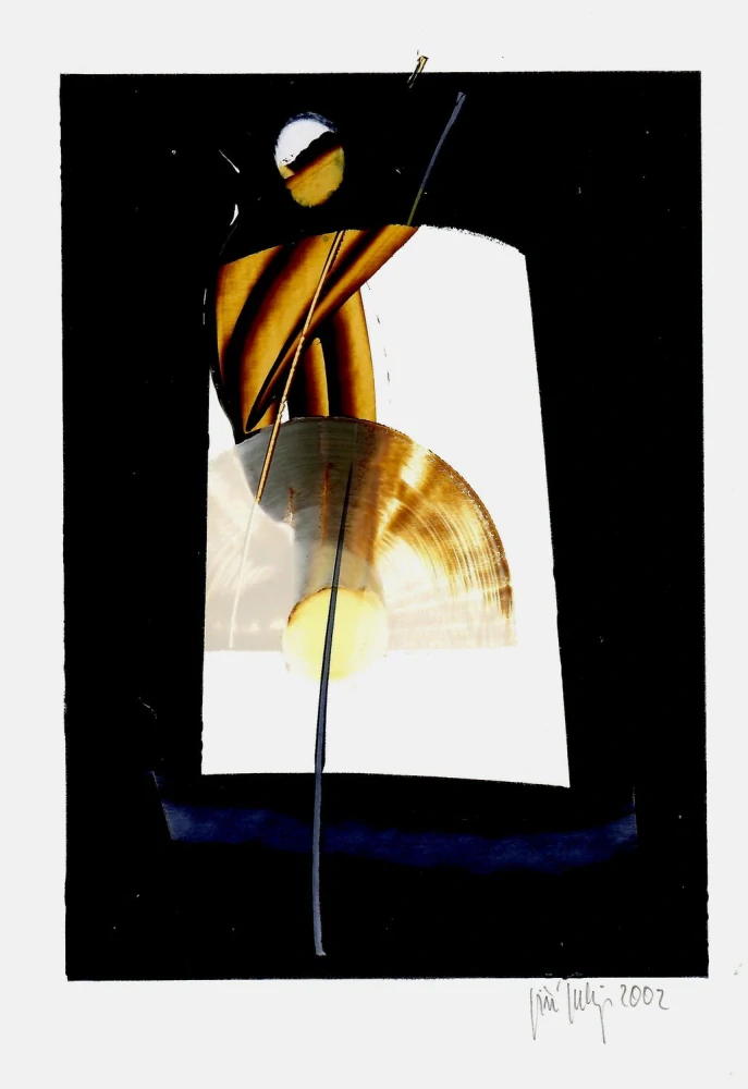 Jiří Salajka – Sen o Santinim | monotypy, soubor grafiky Edice DUO (2002)