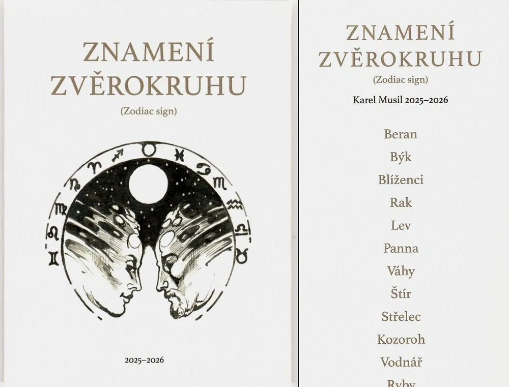 Karel Musil – Znamení zvěrokruhu | soubor 12 barevných leptů