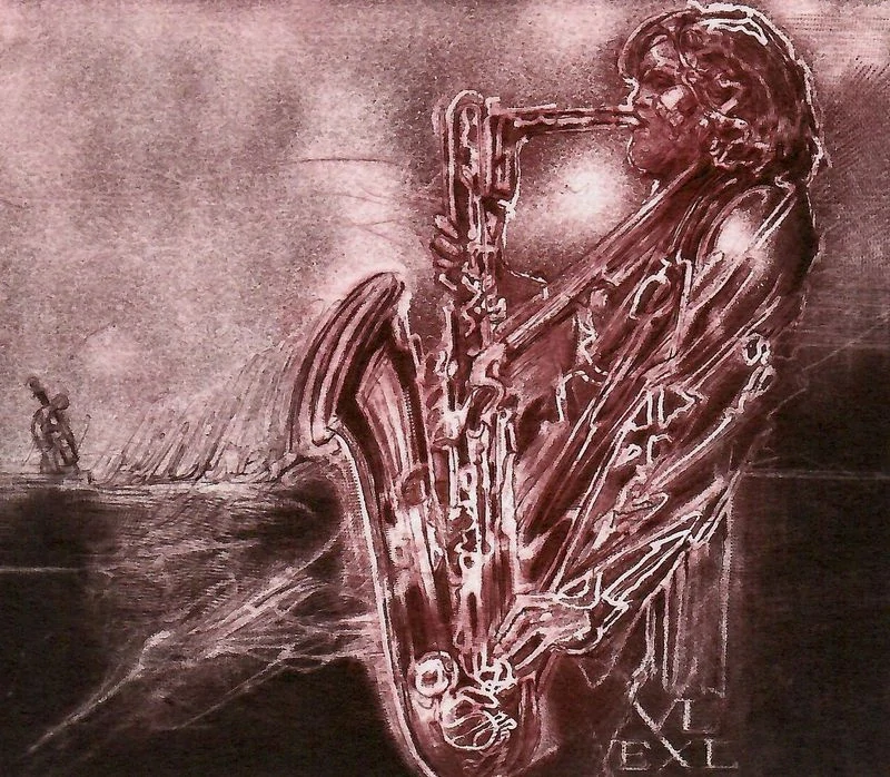 Karel Demel - Jazzmeni |  barevné lepty | 2019