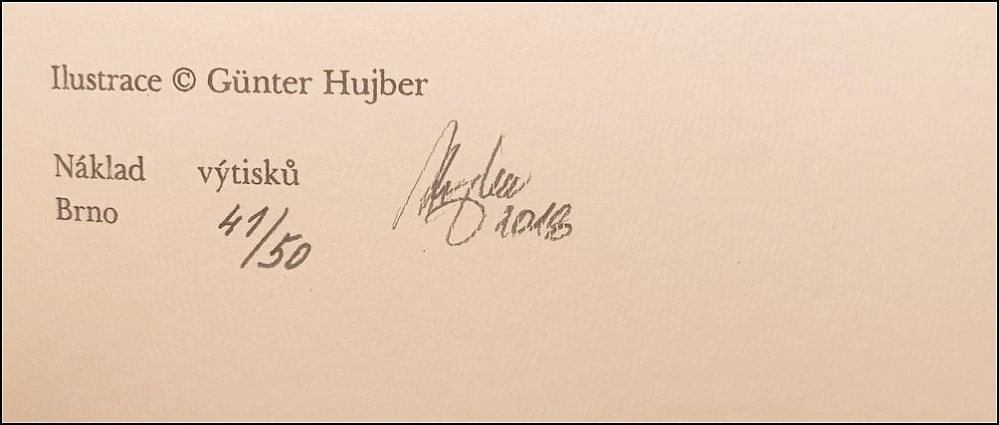 Gunter Hujber - Havran-bibliofilie 2018