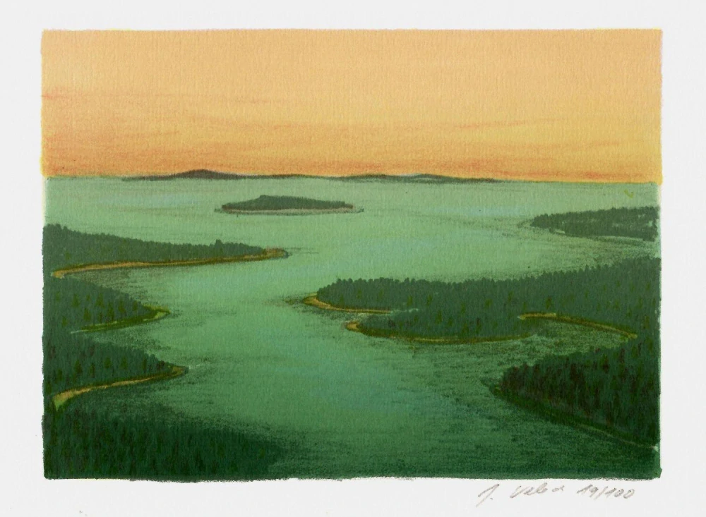 Jaroslav Valečka – Mořské pobřeží – grafický soubor Edice DUO (2010)