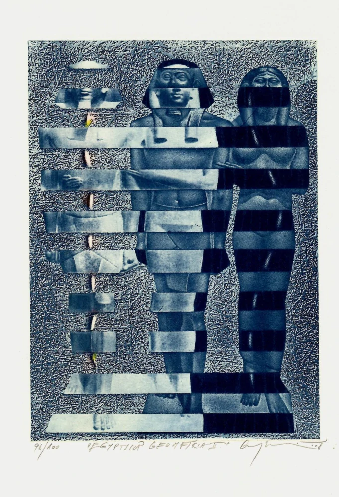 Peter Augustovič – Egyptská geometria, barevná grafika, Edice DUO (2008)