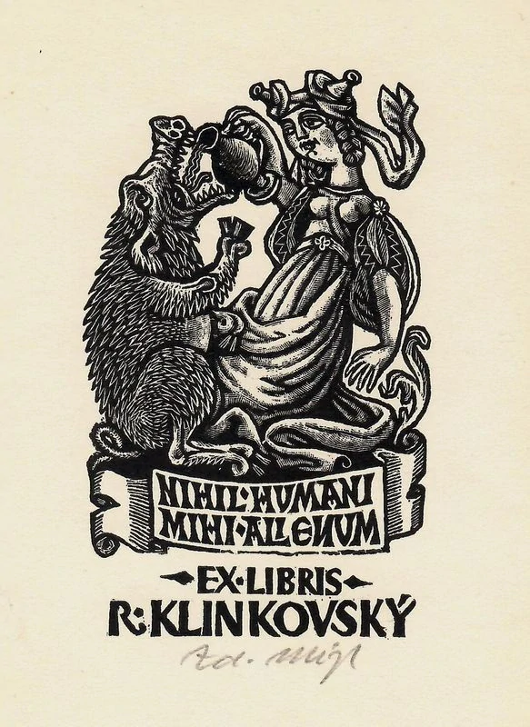Zdeněk Mézl – soubor exlibris (60 listů) | historické motivy, groteska a autorská grafika