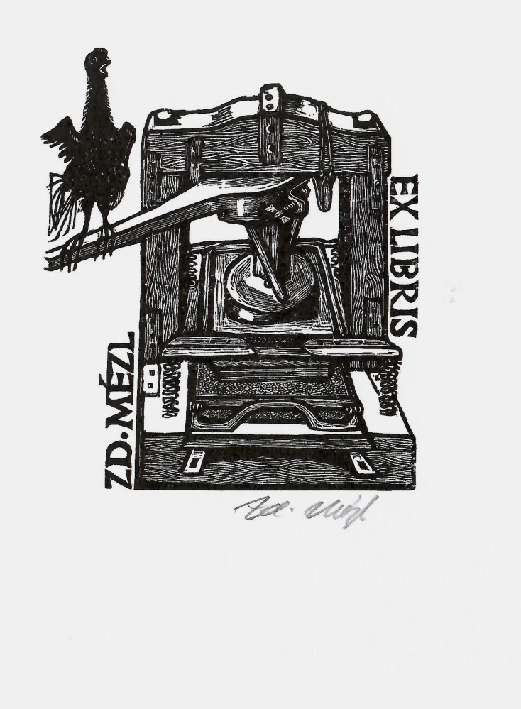 Zdeněk Mézl – Óda na marnost, bibliofilie ilustrovaná 11 signovanými dřevoryty z roku 2013