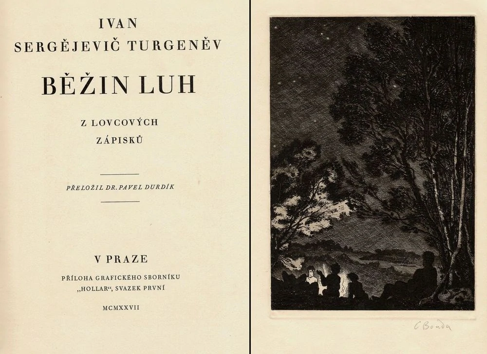 Cyril Bouda – soubor ilustrací z grafického sborníku Hollar (1928–1955), včetně Seiferta