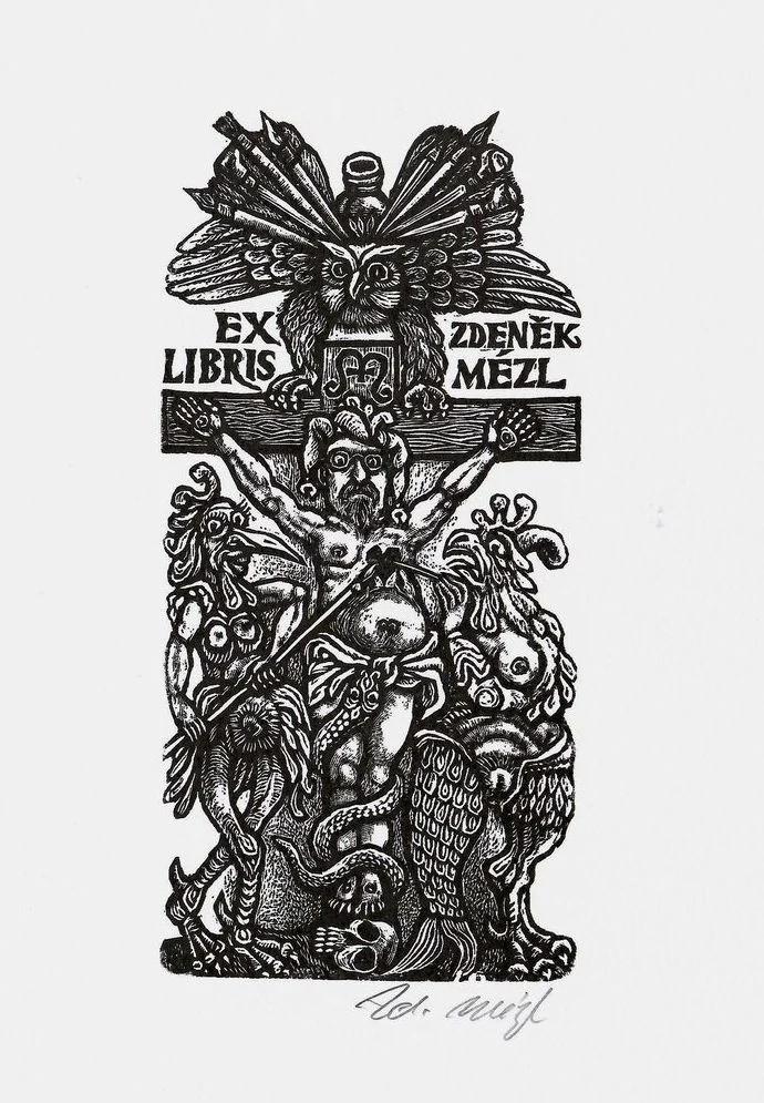 Zdeněk Mézl – Óda na marnost, bibliofilie ilustrovaná 11 signovanými dřevoryty z roku 2013