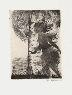 Olga Vychodilová – Píseň o Viktorce (Jaroslav Seifert), signovaný lept | Postava