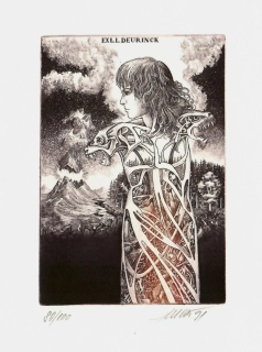 Josef Dudek - Miss Země | Signovaný autorský tisk | 1991