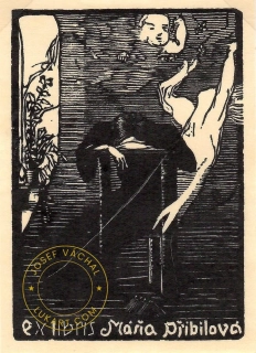 Josef Váchal- Máňa Přibilová – Čtenářka