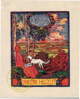 Josef Váchal - Helcelet Ernerstine – Žena a chrt