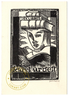 Josef Váchal - Ardelt Karel – Čtenář s kloboukem knih