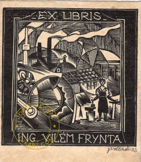 Josef Váchal - Frynta Vilém Ing – Kovář na nádvoří