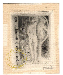Josef Váchal - Sáňka A. – Žena před zrcadlem