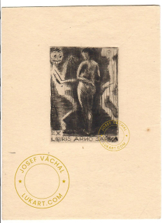 Josef Váchal - Sáňka Arno – Žena a skřítkové