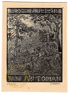 Josef Váchal  - Toman Jan Jiří – Tančící a čtoucí naháčkové