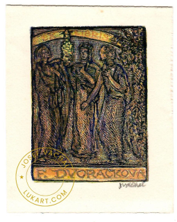 Josef Váchal -  Dvořáčková F. – Tři grácie  