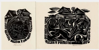 Anna Grmelová - Exlibris Muzeum Rožnov