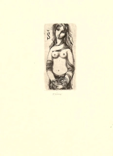 jirincova-ludmila-lept|akt s kytici, 1986
