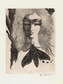 Olga Vychodilová – Píseň o Viktorce (Jaroslav Seifert), signovaný lept